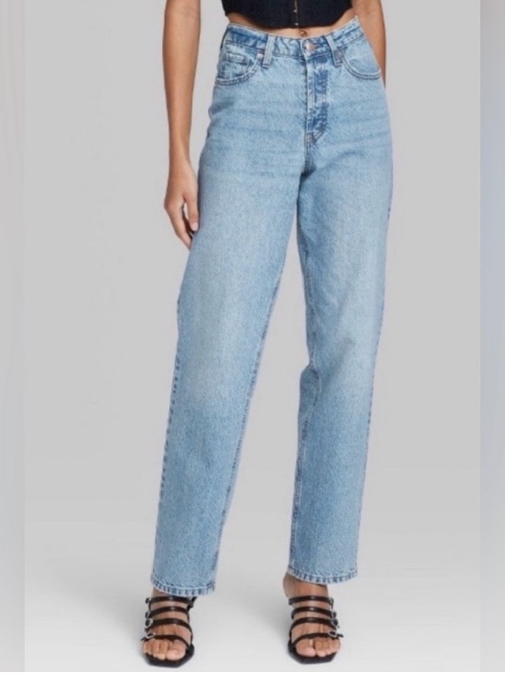 Wild Fable High-Rise Easy Rigid Straight Jeans Size 4